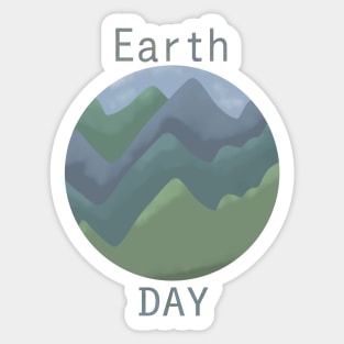 Earth day Sticker